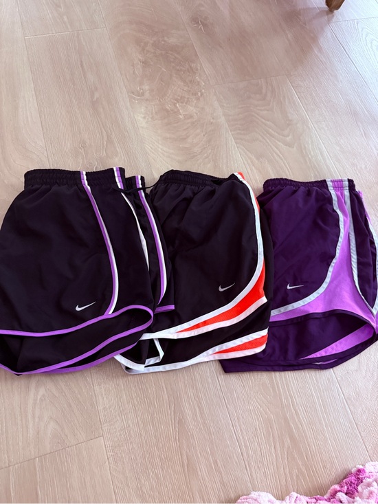 Nike Pants - Nike Black Dri-FIT Athletic Shorts with White Logo